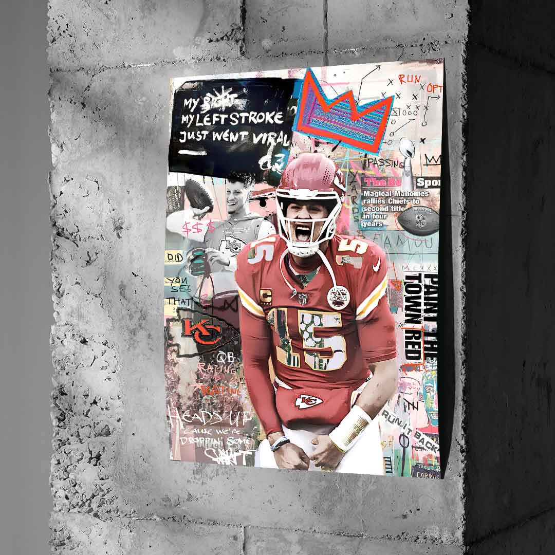 Pat mahomes - poster
