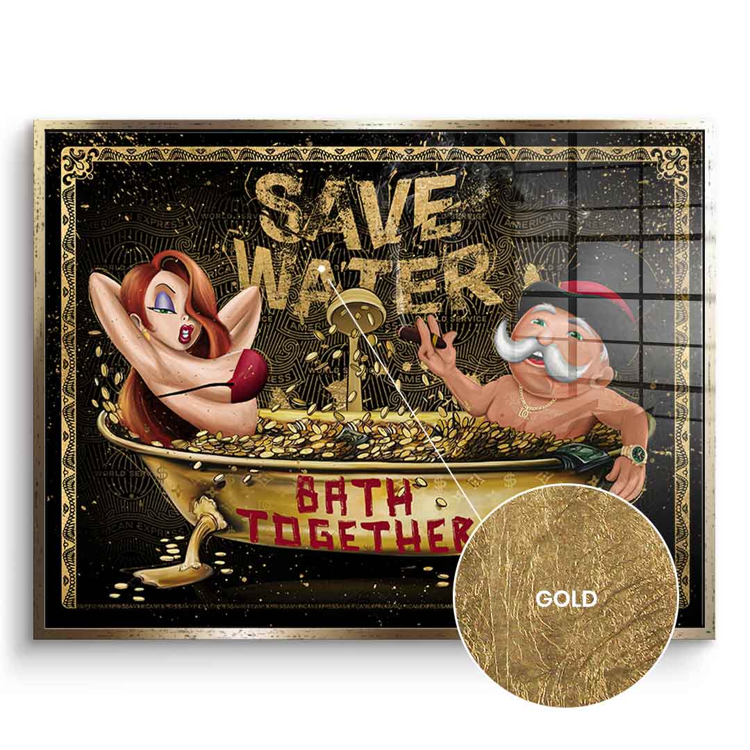 Save Water DCC Edition - gold leaf