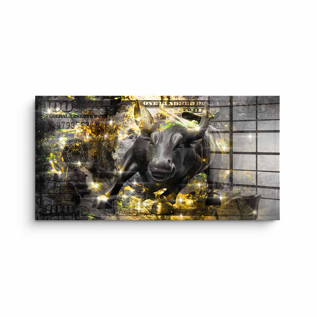 Black Bull - gold leaf