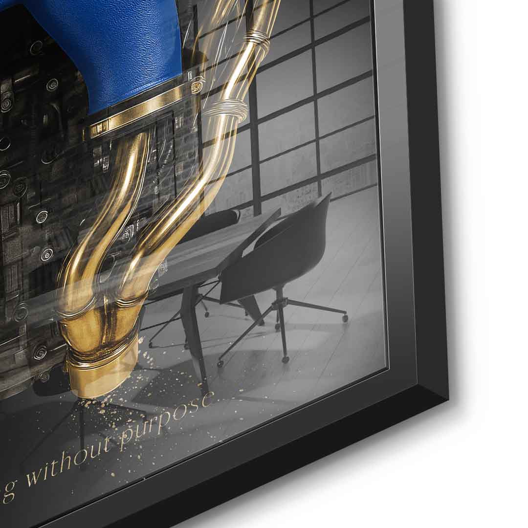 Ford GT Engine - gold leaf