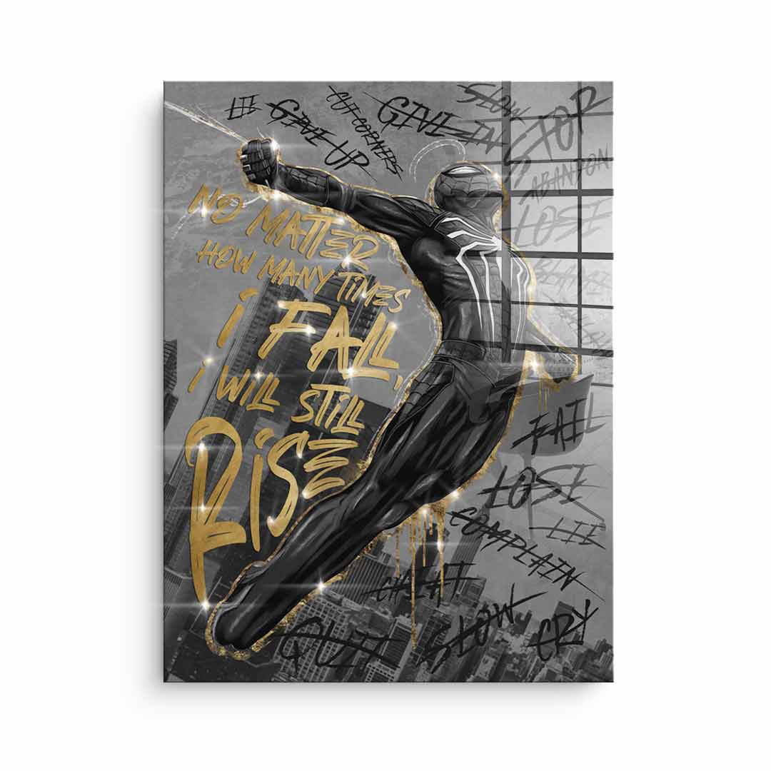 I wants still Rise - gold leaf