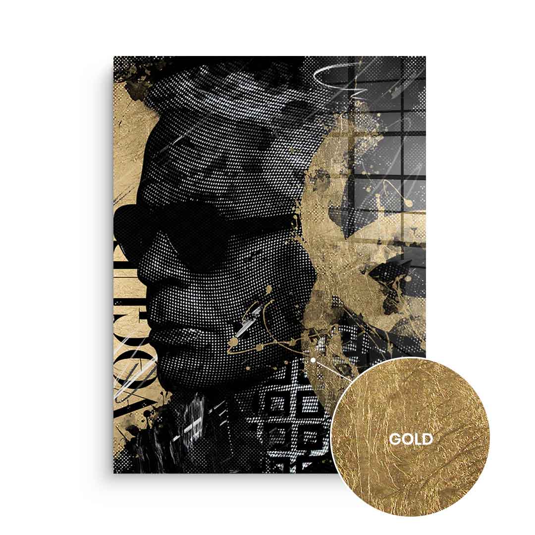 Luxury portrait - gold leaf 3x