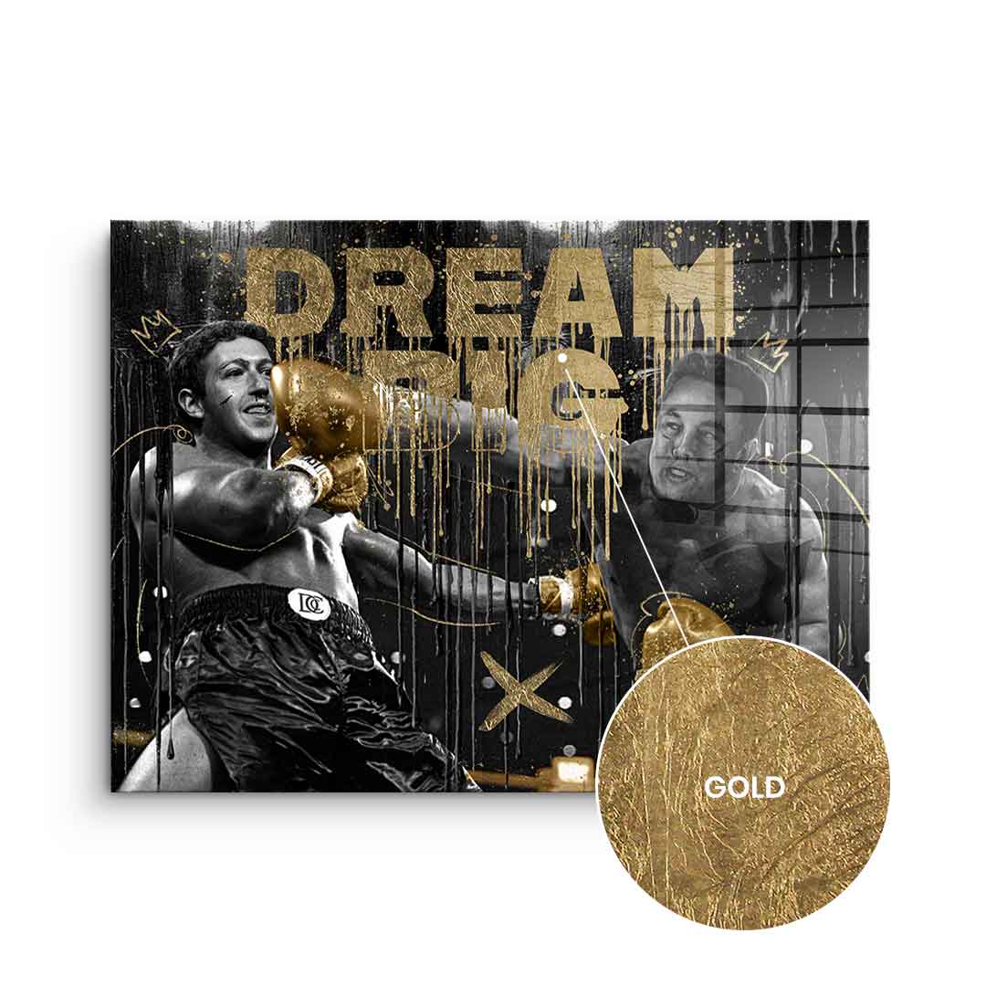 Billionaire Fight - gold leaf