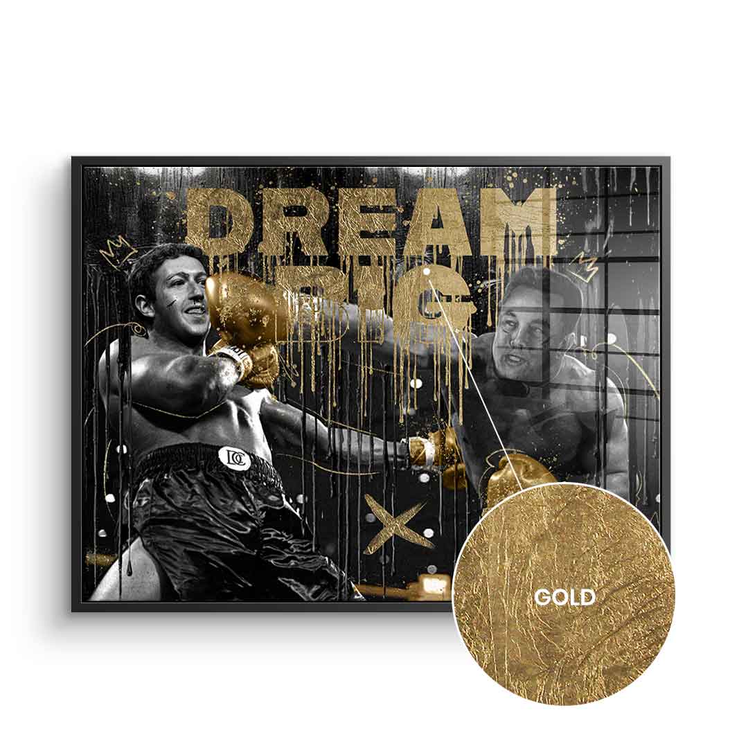 Billionaire Fight - gold leaf