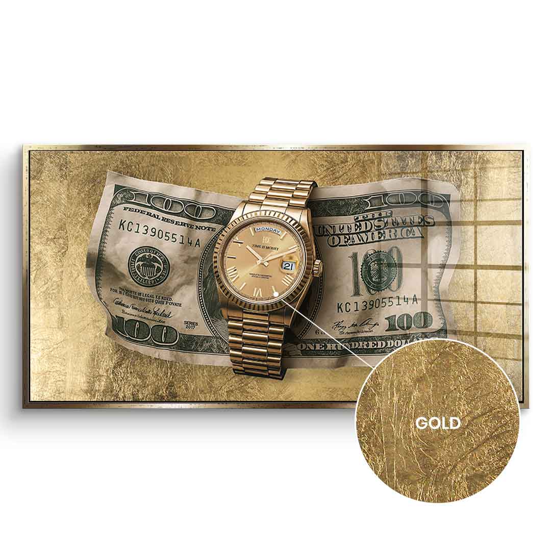 Time is Money - Blattgold