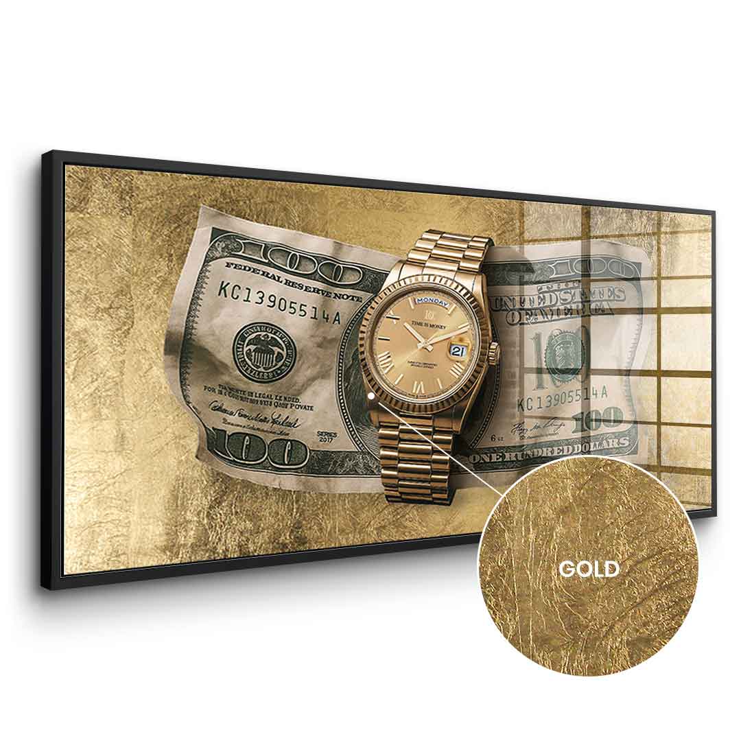 Time is Money - Blattgold