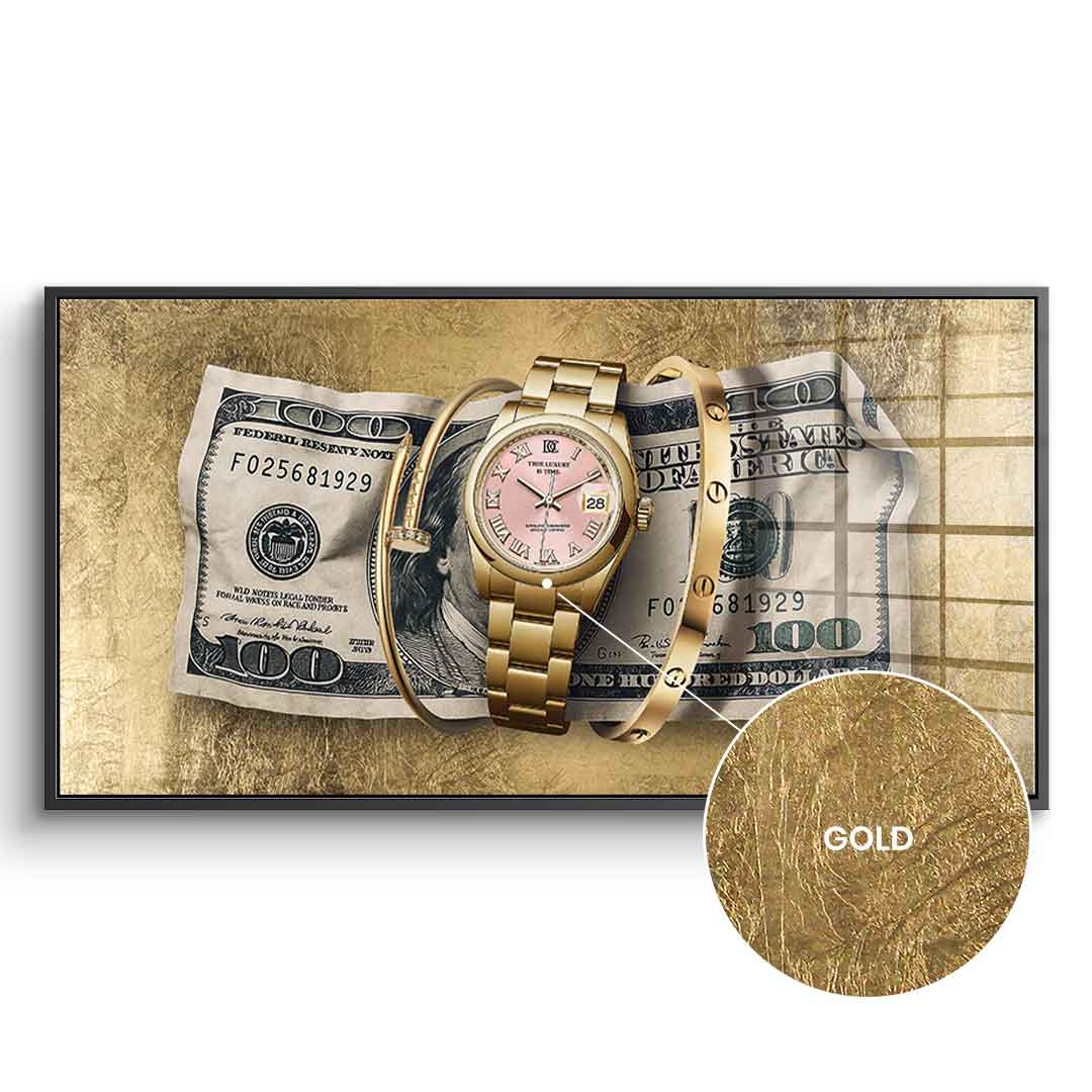 True Luxury is Time - Blattgold