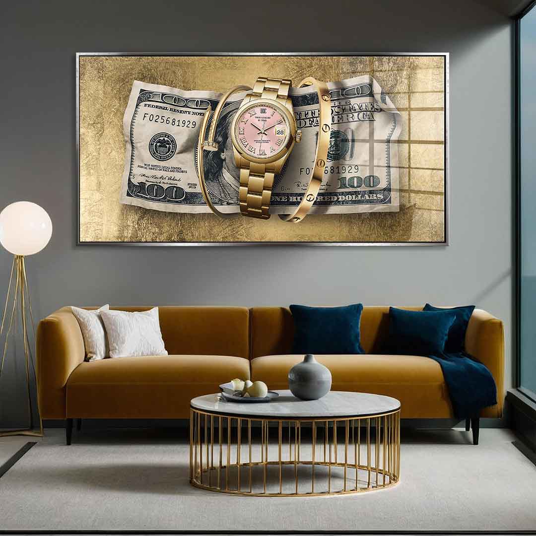 True Luxury is Time - Blattgold
