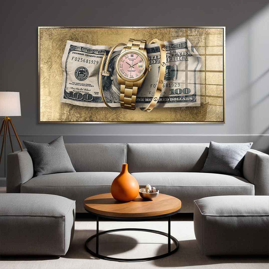 True Luxury is Time - Blattgold