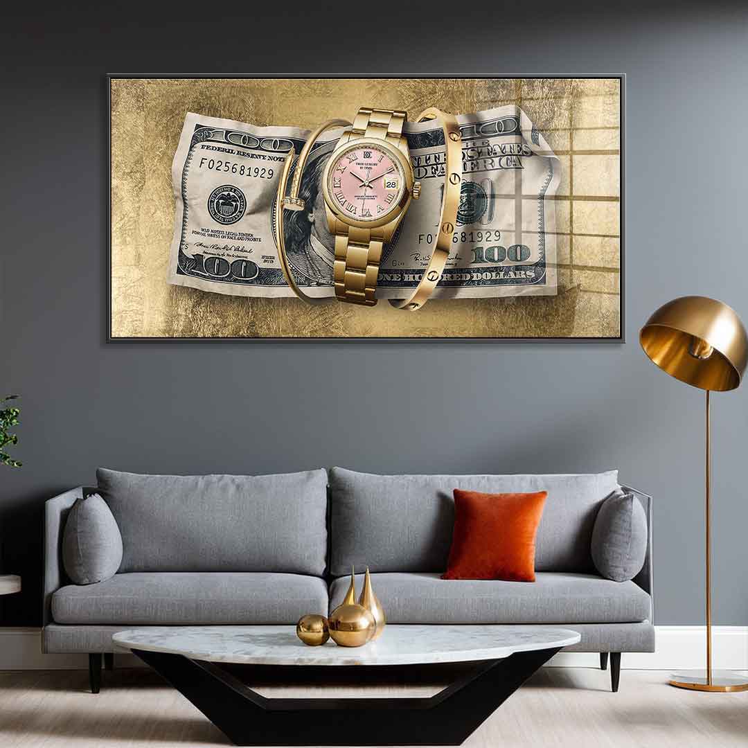 True Luxury is Time - Blattgold