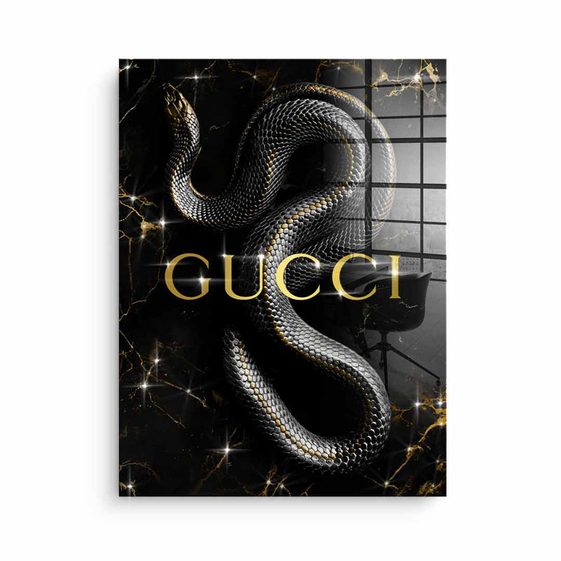 Luxury Snake - gold leaf