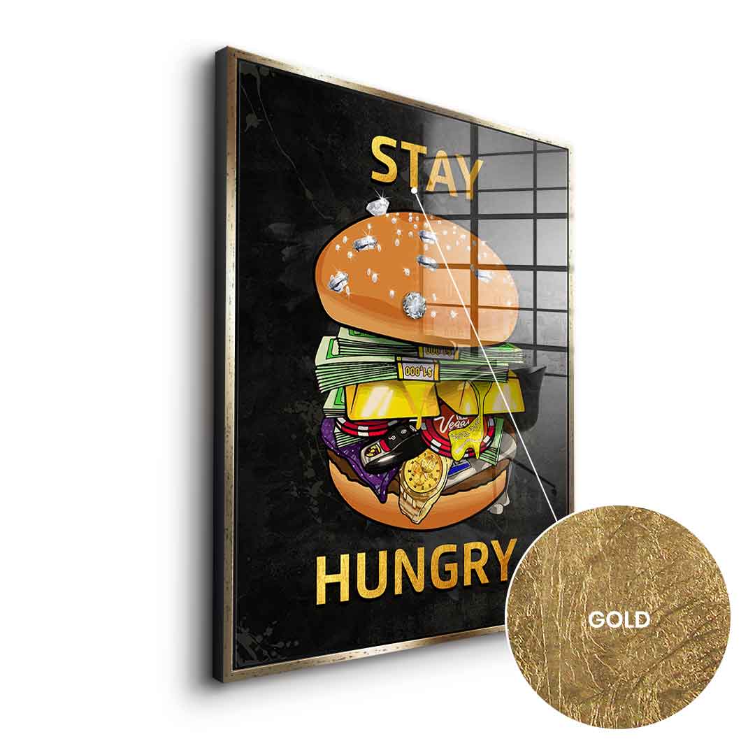 Stay Hungry 1 - gold leaf