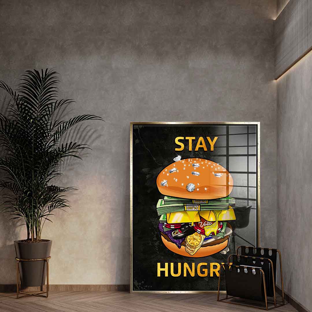 Stay Hungry 1 - gold leaf