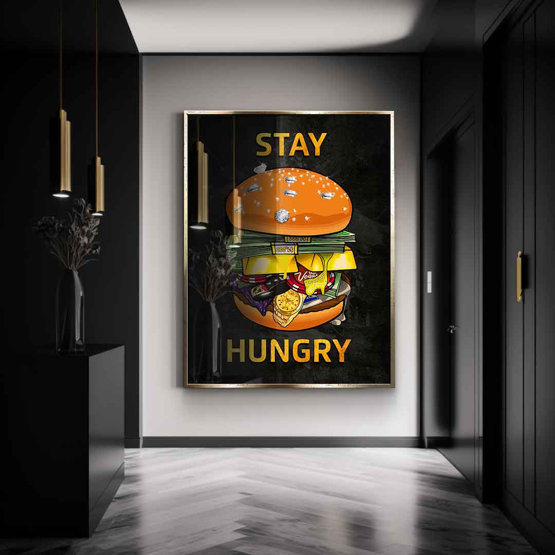 Stay Hungry 1 - gold leaf