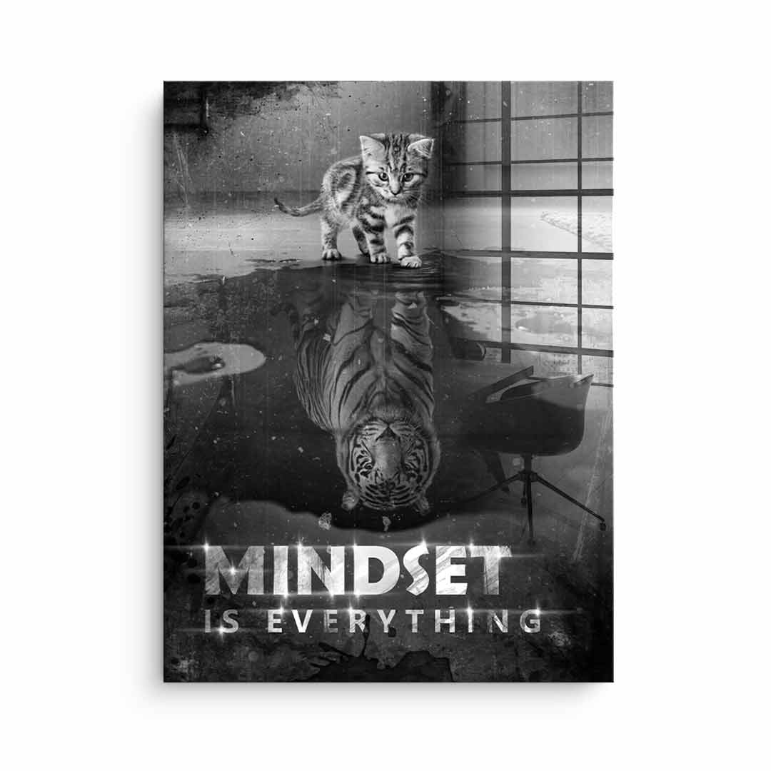 Mindset is everything #tiger - leaf silver