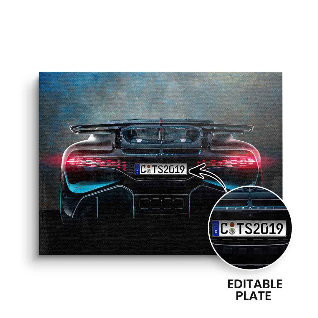 Bugatti Backside - personalisierbar
