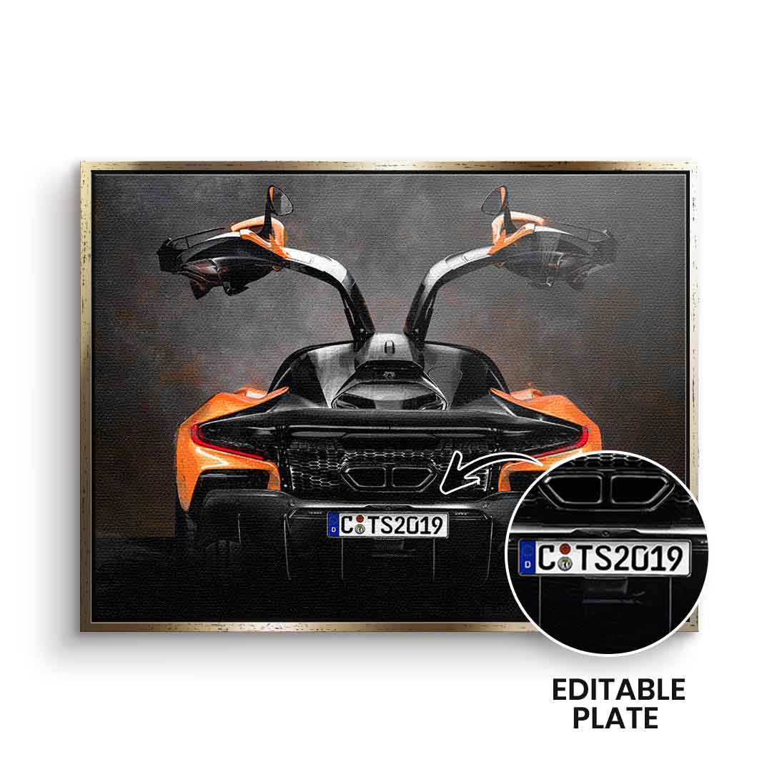 Mclaren Backside - personalisierbar