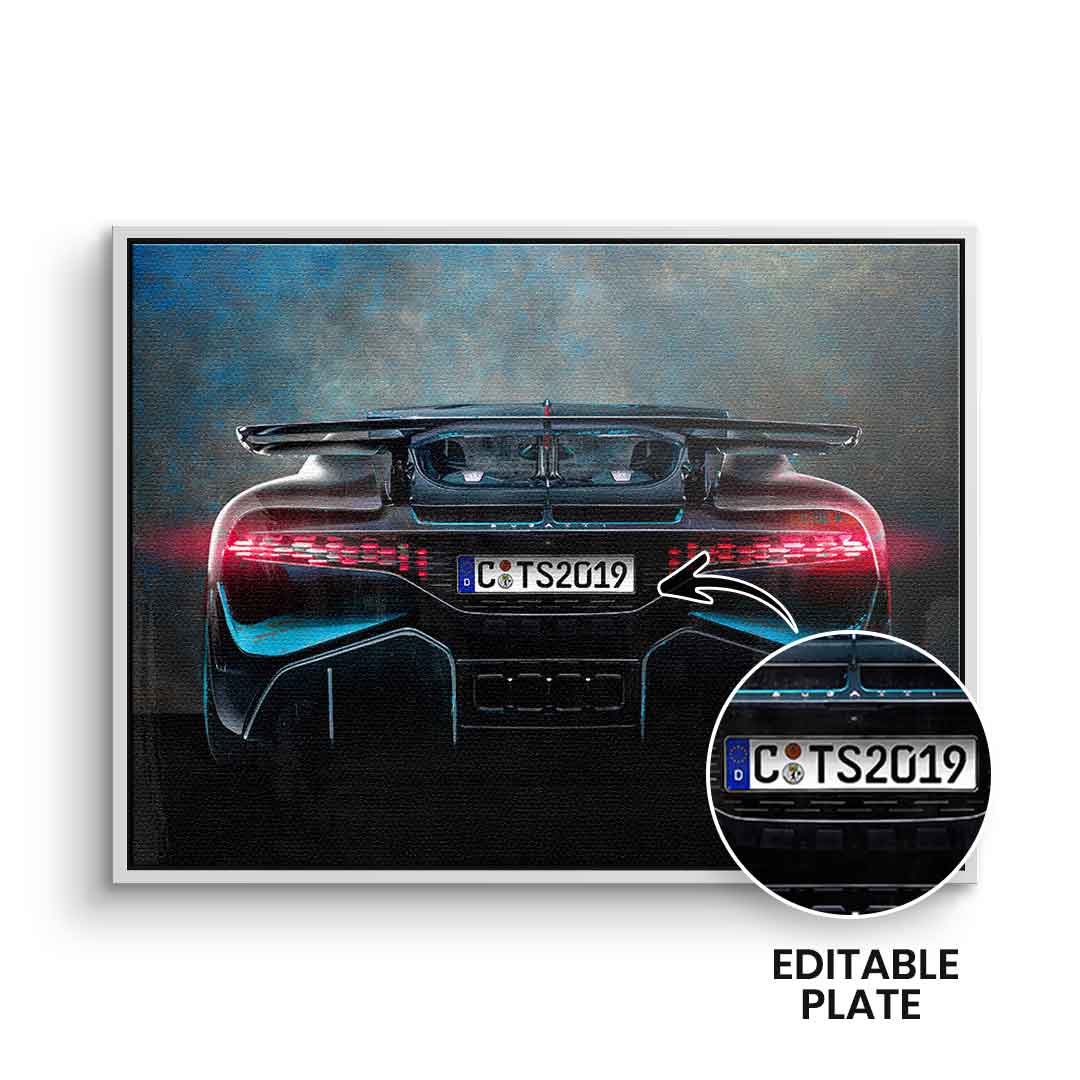Bugatti Backside - personalisierbar