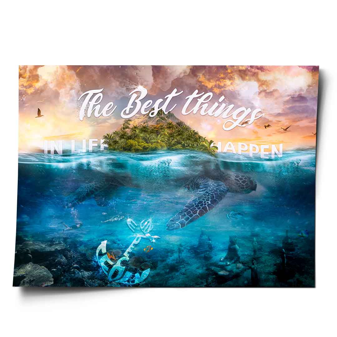 The Best Things in Life Happen Unexpectedly - Poster