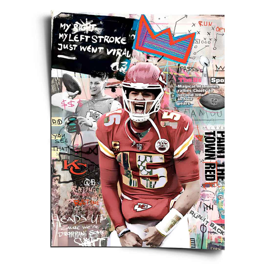 Pat mahomes - poster