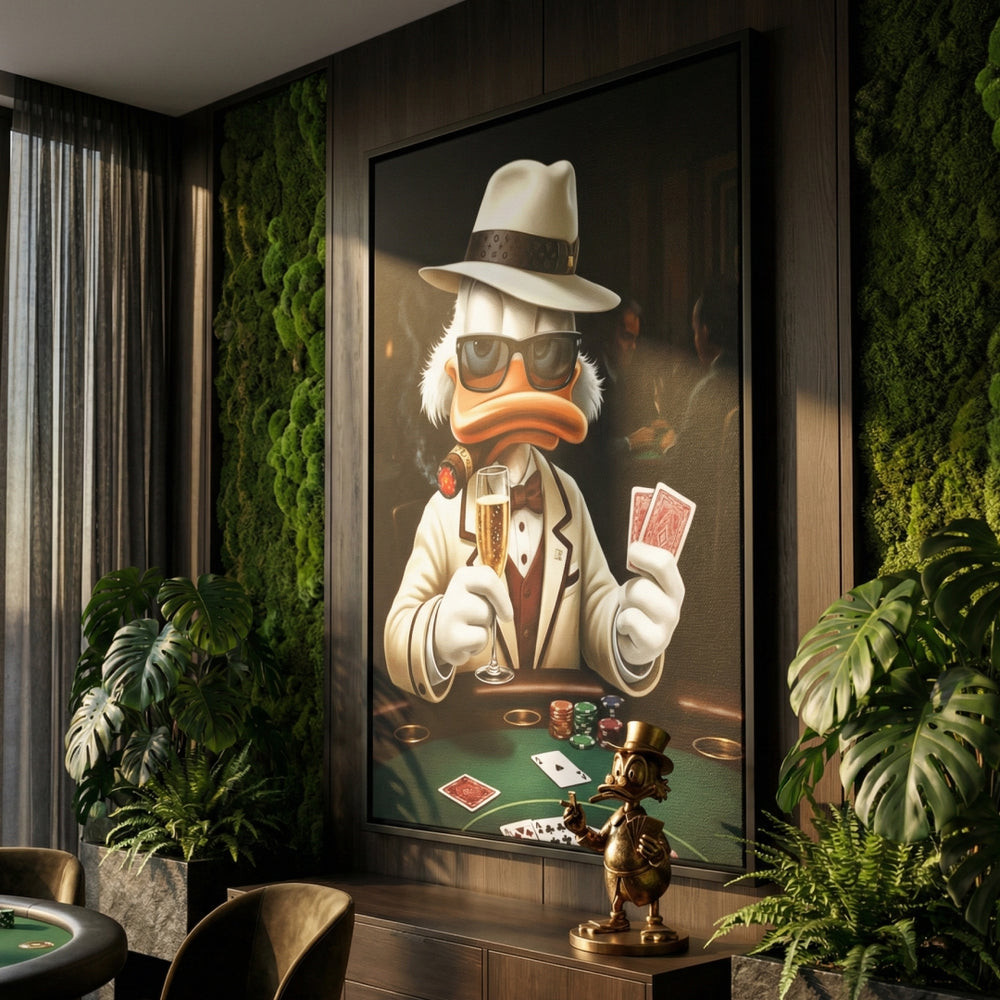 Poker Night Leinwandbild – Ansicht 3