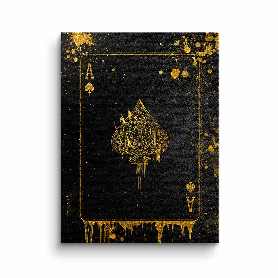 Gold Card - Leinwand 3x