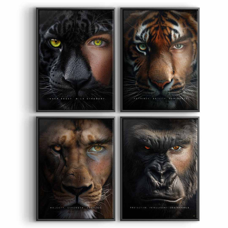 Animal Fusion - Leinwand 4x