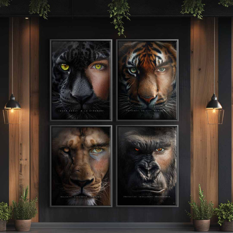 Animal Fusion - Leinwand 4x