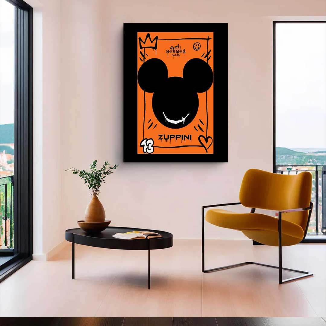 Black & Orange Mickey