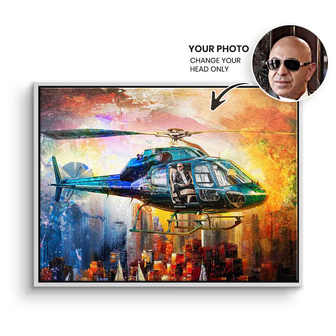 Helicopter Flight - personalisierbar