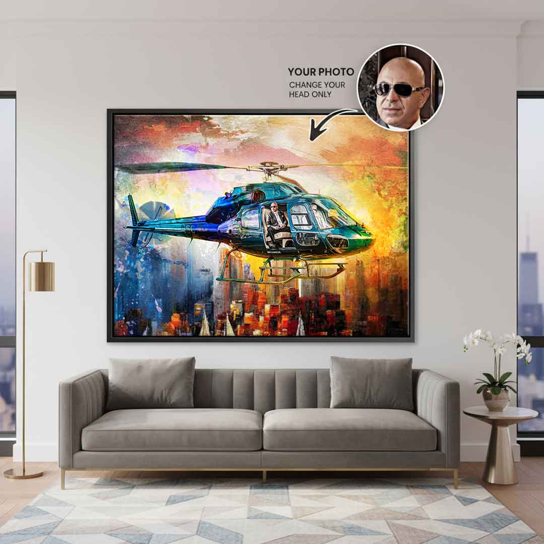 Helicopter Flight - personalisierbar
