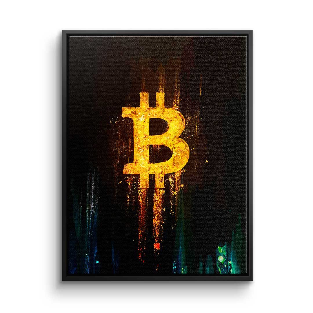 Glowing Bitcoin