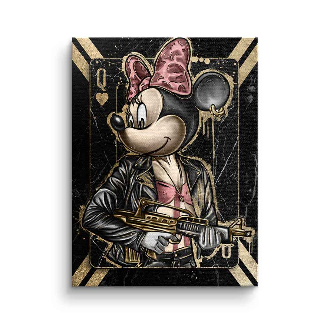 Gangster card - canvas 3x