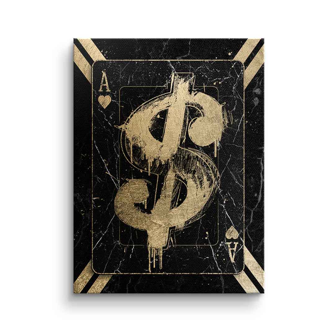 Gangster card - canvas 3x