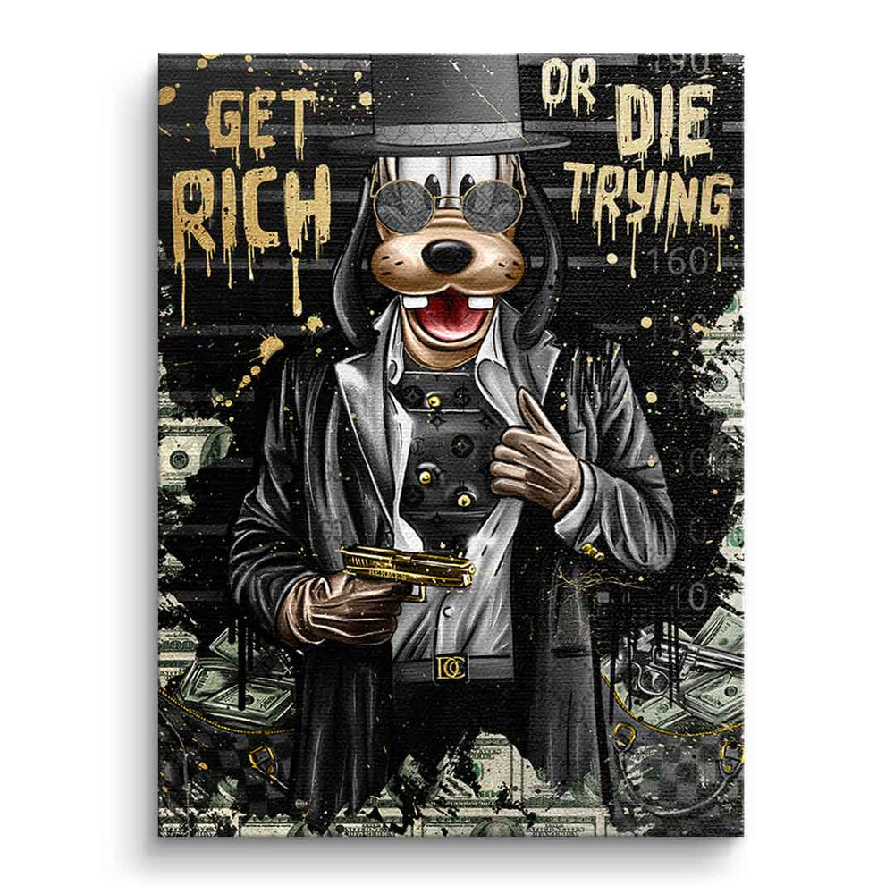 Lucky Gangster als Leinwandbild – Film Wandbild von DOTCOMCANVAS®