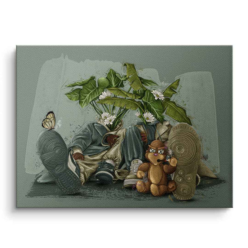 Green Flower Couple