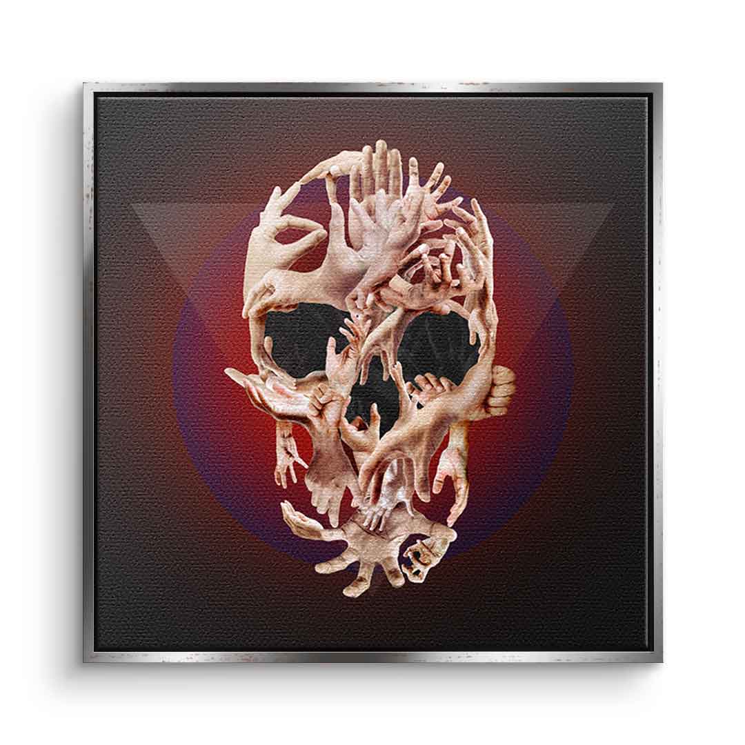Hands Skull