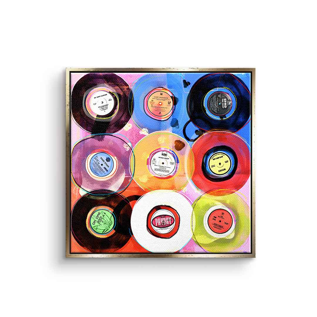 Hip-hop vinyl collection