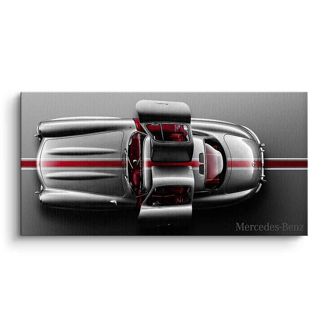 Canvas Art Mercedes-Benz 300 SL Gullwing Car Art Print Wall Art