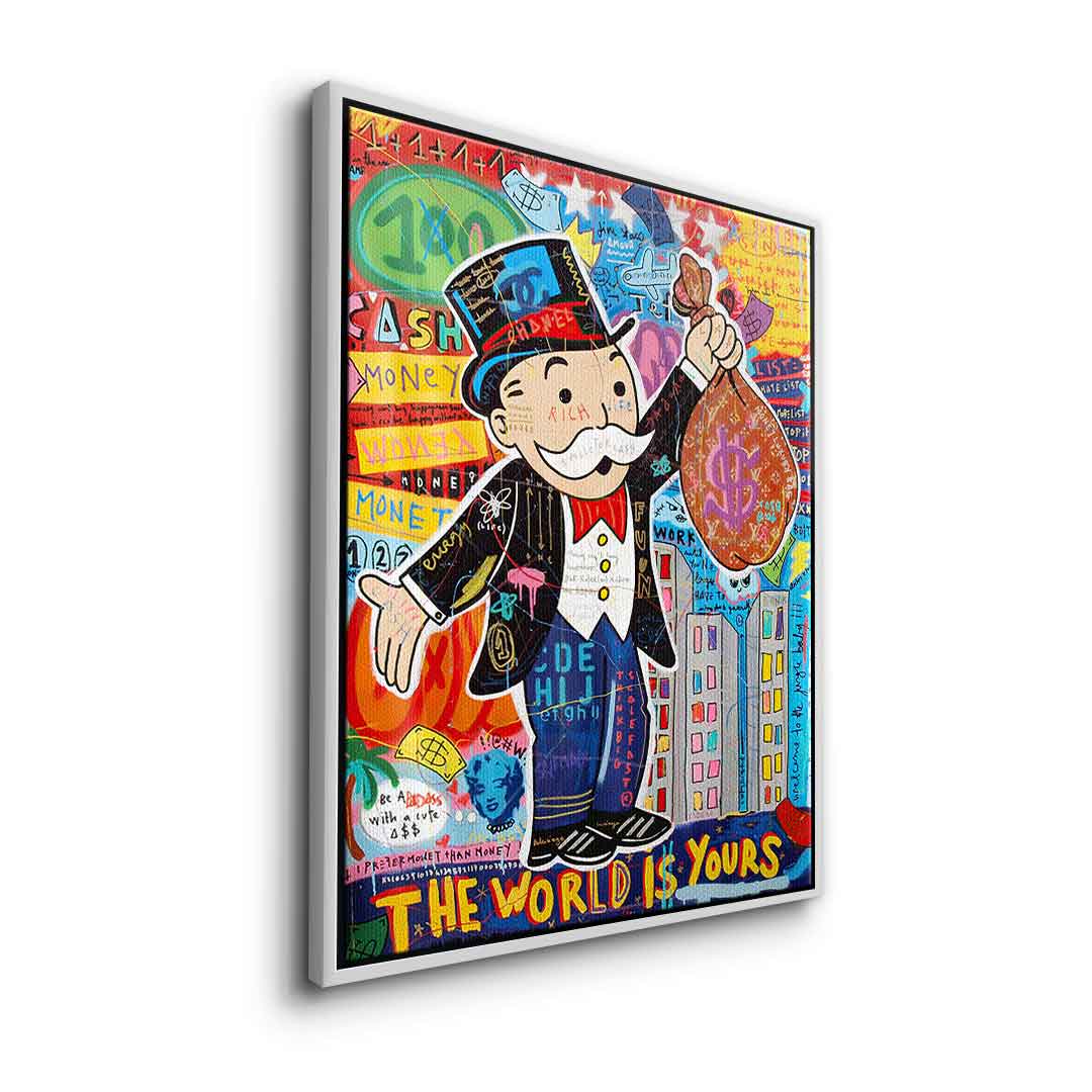 Monopoly Money Bag