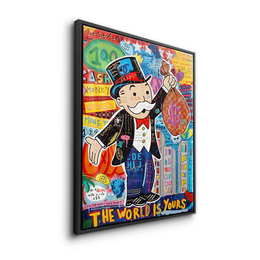Monopoly Money Bag