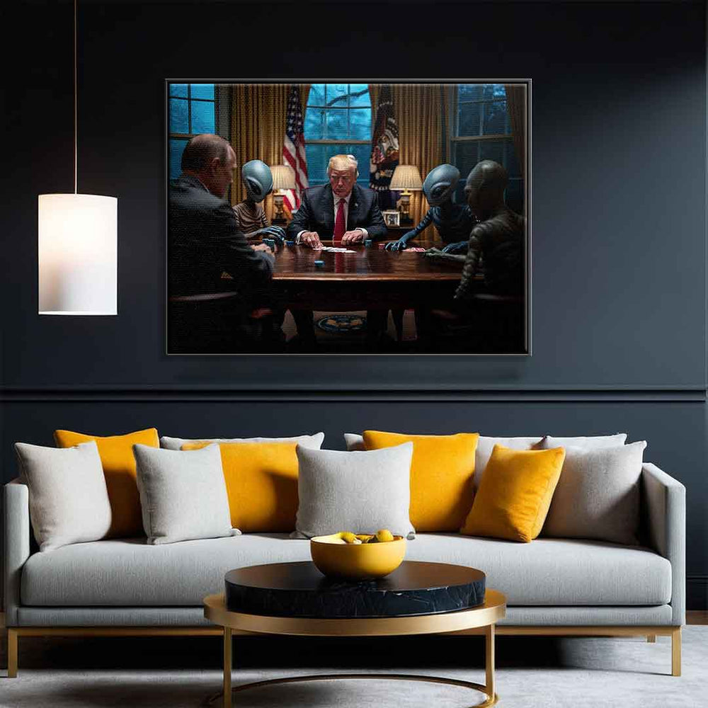 Oval Office Deal Leinwandbild – Ansicht 2
