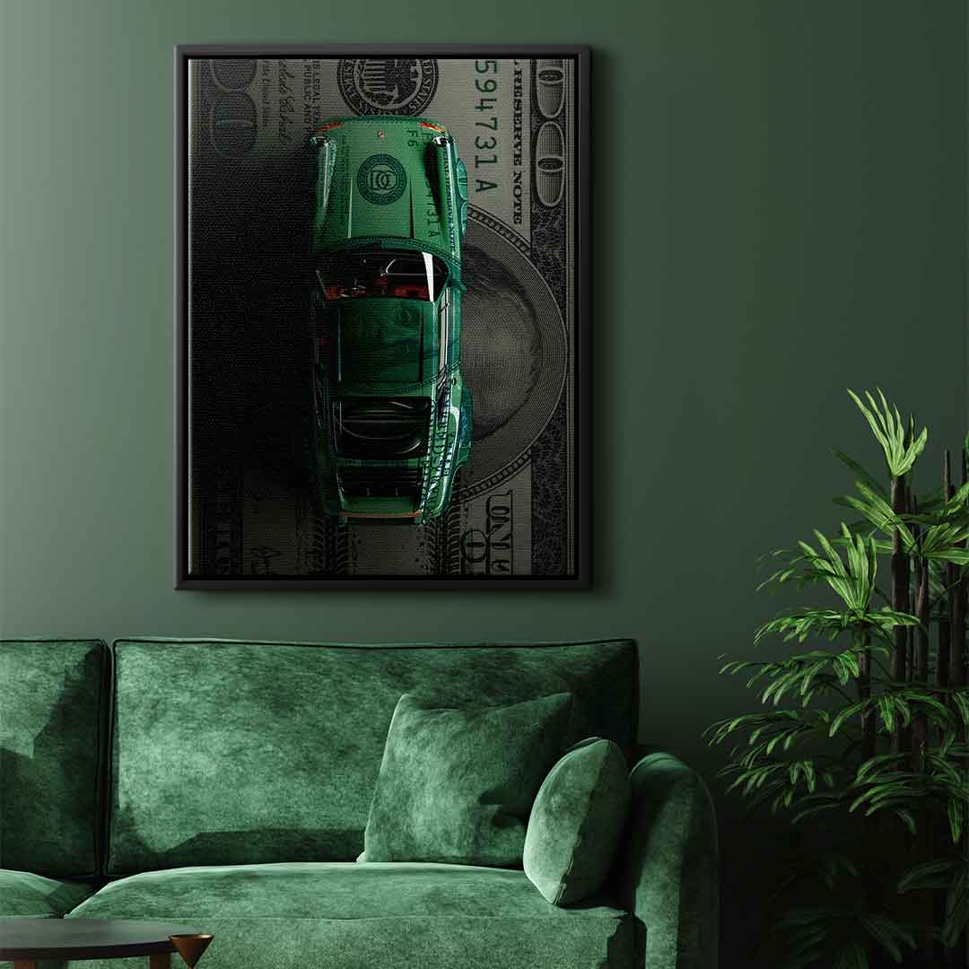 Green dollar car