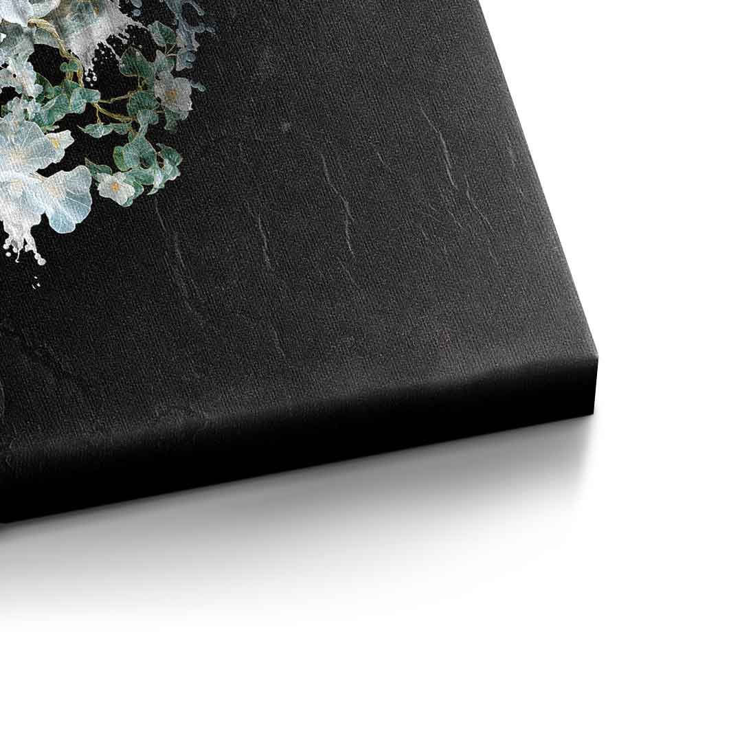 Splash Floral Skull