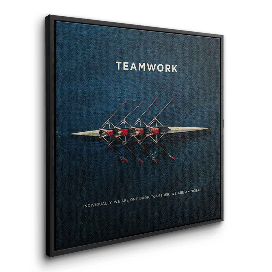 Teamwork #Rudern - square edition