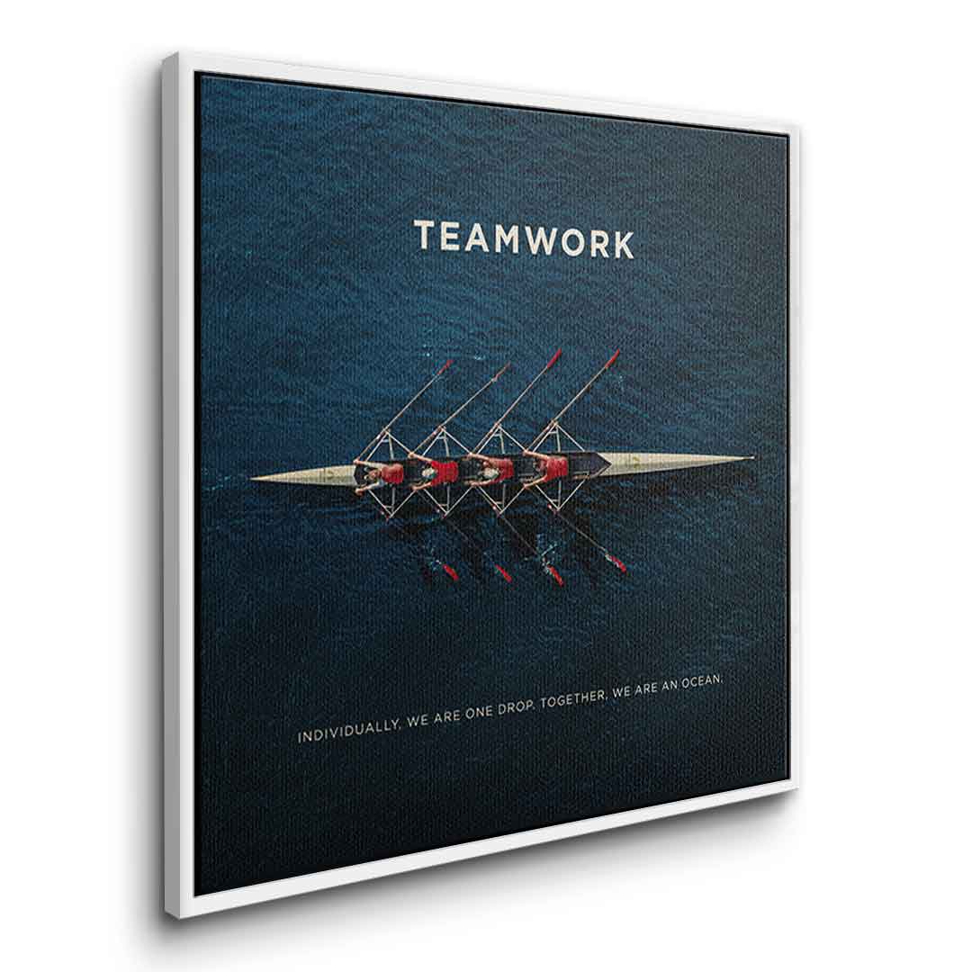 Teamwork #Rudern - square edition