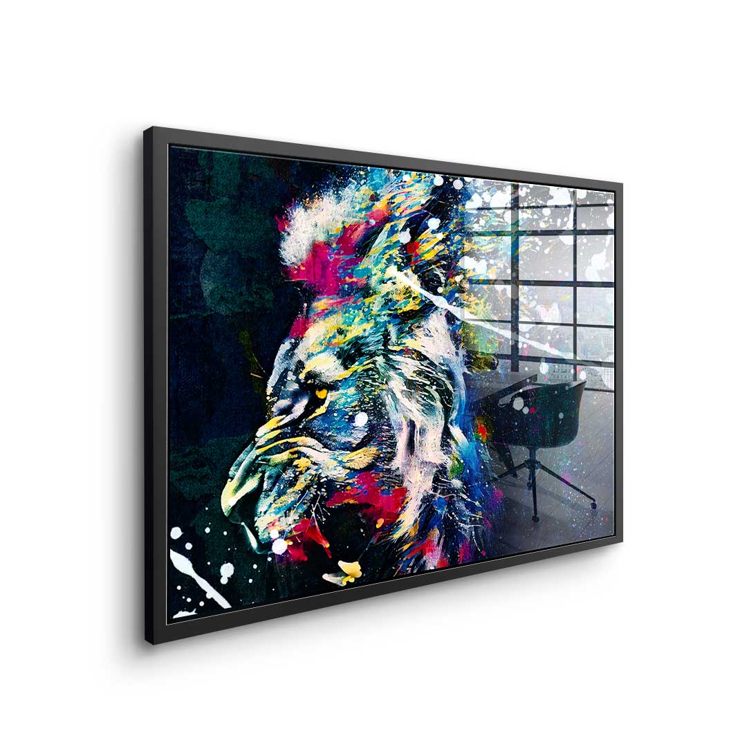 Wild Lion - acrylic glass