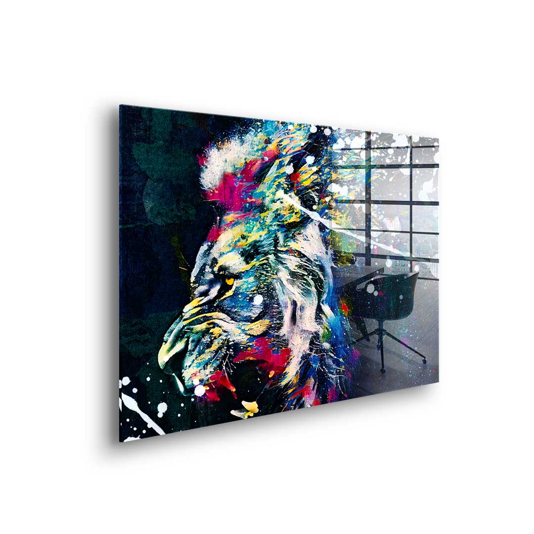 Wild Lion - acrylic glass