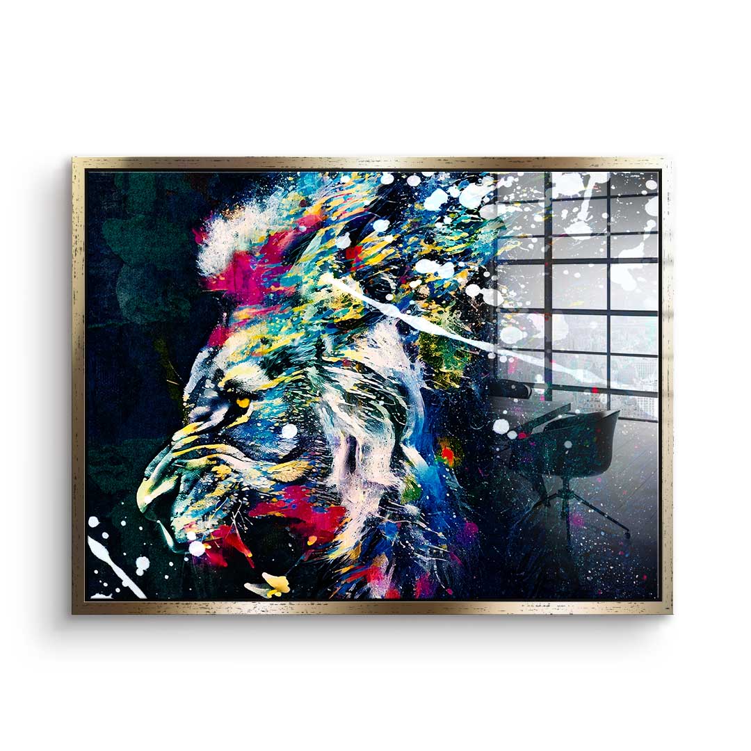 Wild Lion - acrylic glass