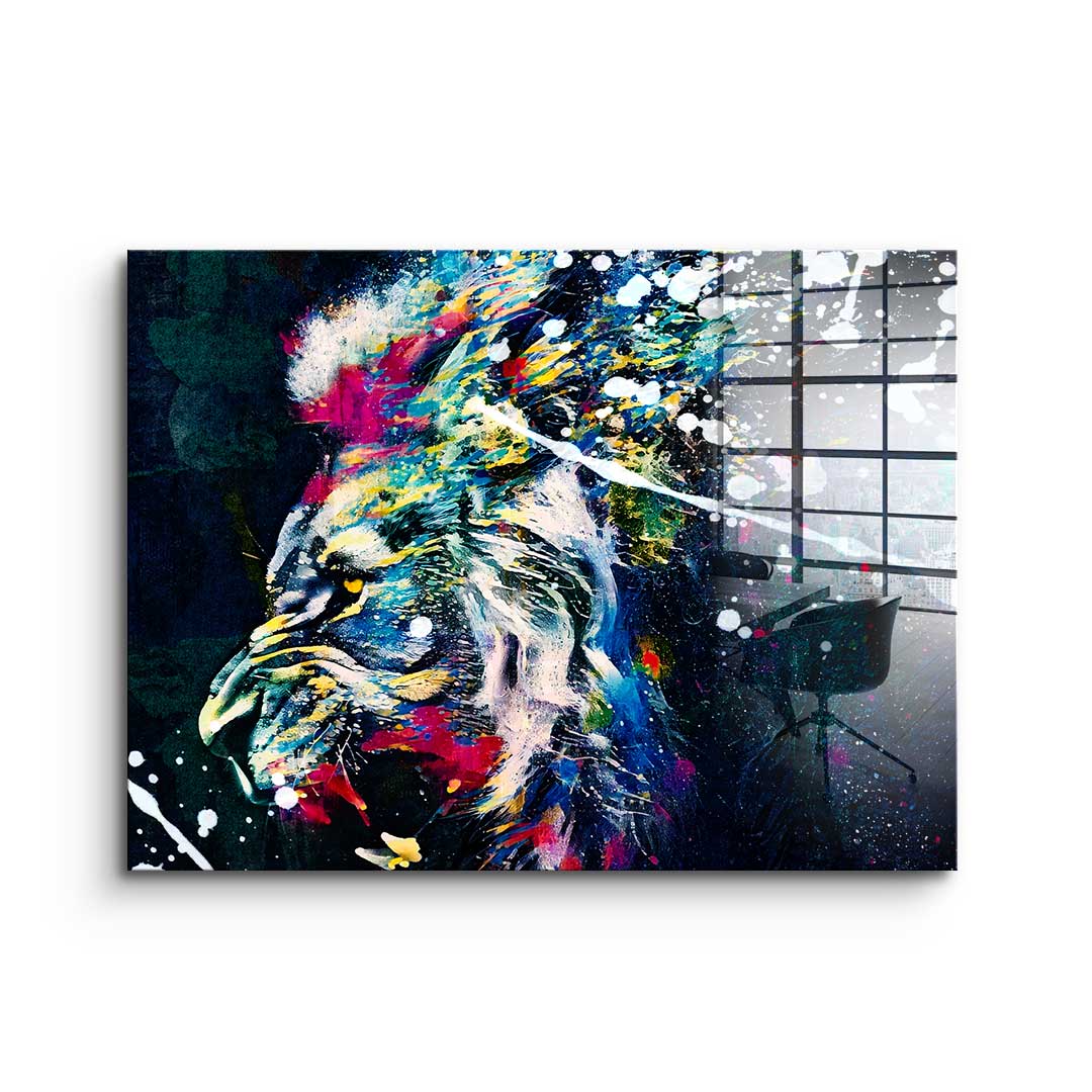 Wild Lion - acrylic glass